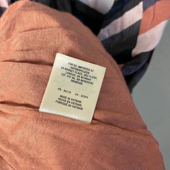 Maeve by Anthropologie Chevron Maxi Dress Multicolor Long Sleeve Small - Picture 11 of 11